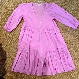 Lilac button front beach dress worn once from last summer collection! So cute!